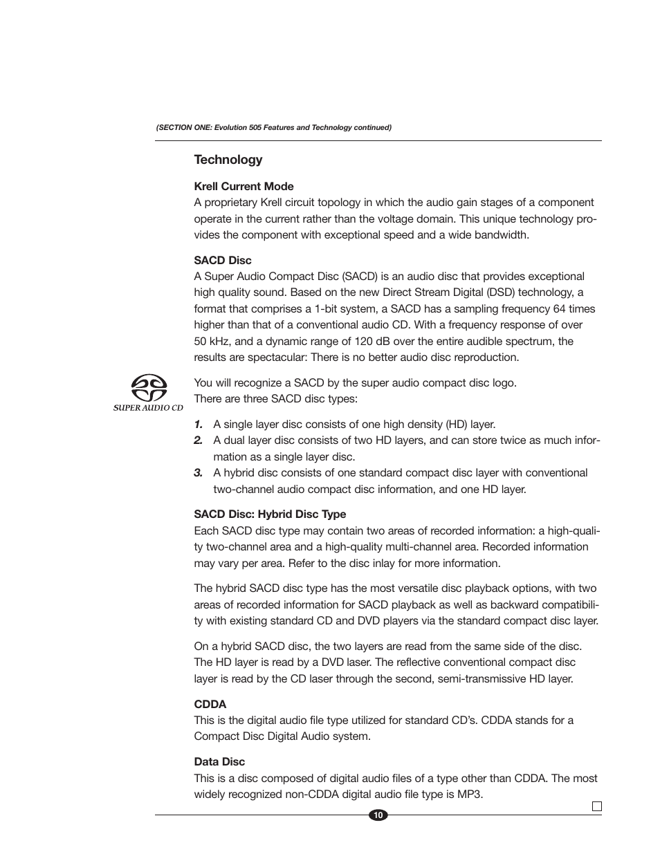 Krell Industries Evolution 505 User Manual | Page 10 / 32