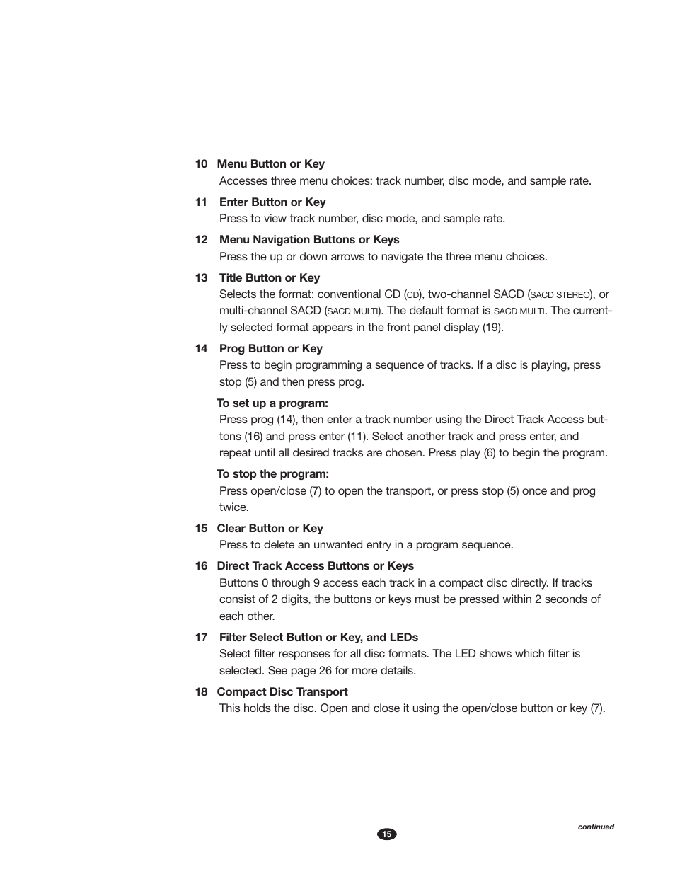 Krell Industries Evolution 505 User Manual | Page 15 / 32
