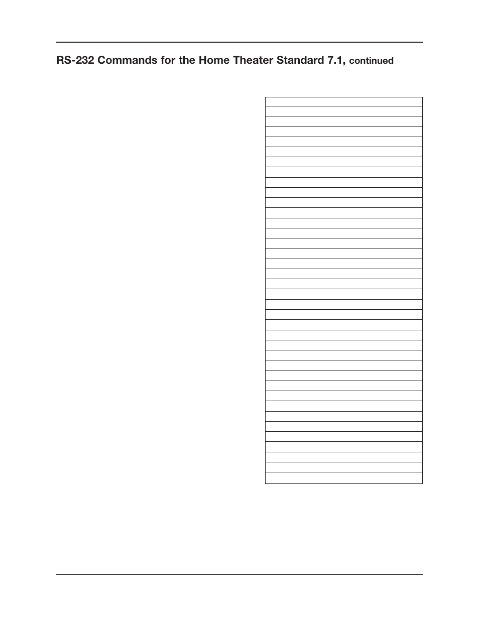 Continued | Krell Industries RS-232 User Manual | Page 10 / 20