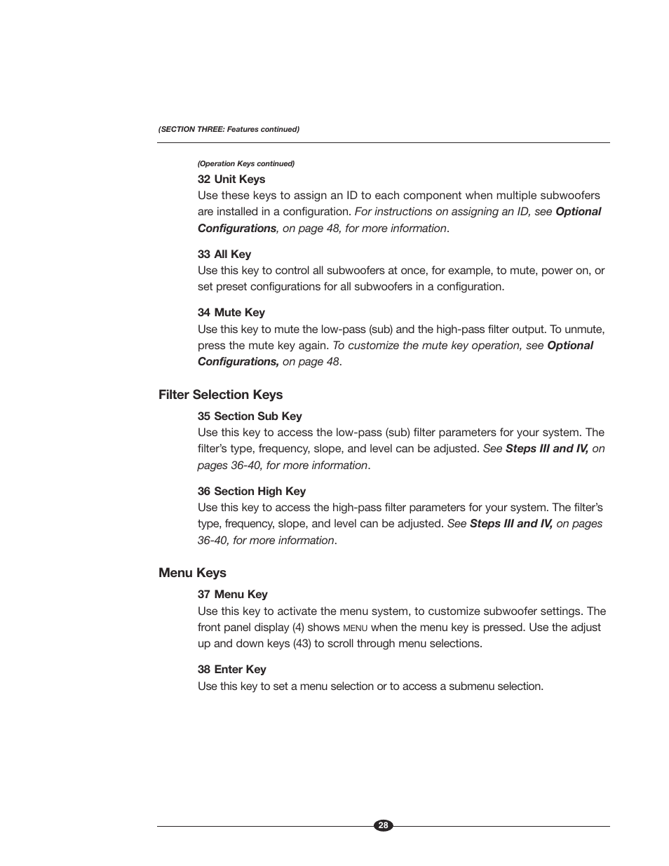 Krell Industries MASTER REFERENCE SUBWOOFER User Manual | Page 34 / 58