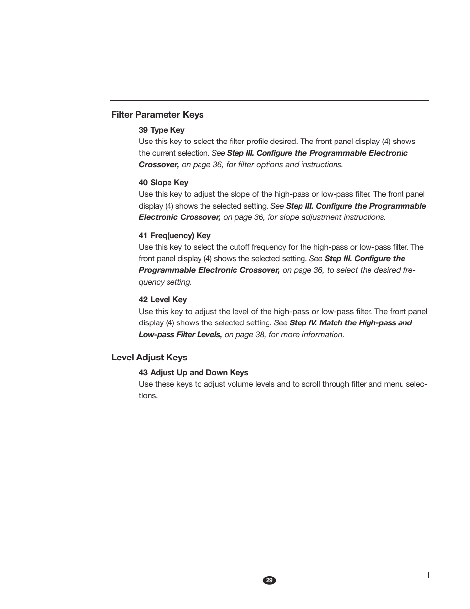Krell Industries MASTER REFERENCE SUBWOOFER User Manual | Page 35 / 58