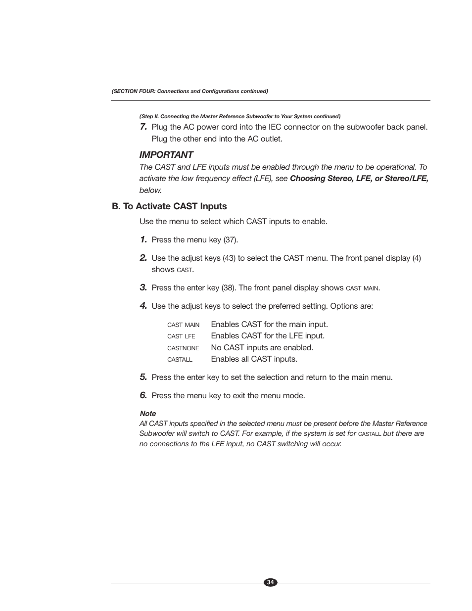 Krell Industries MASTER REFERENCE SUBWOOFER User Manual | Page 40 / 58