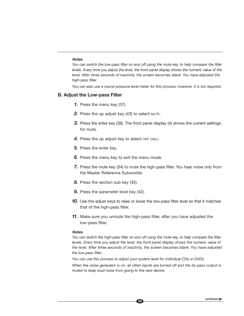Krell Industries MASTER REFERENCE SUBWOOFER User Manual | Page 45 / 58