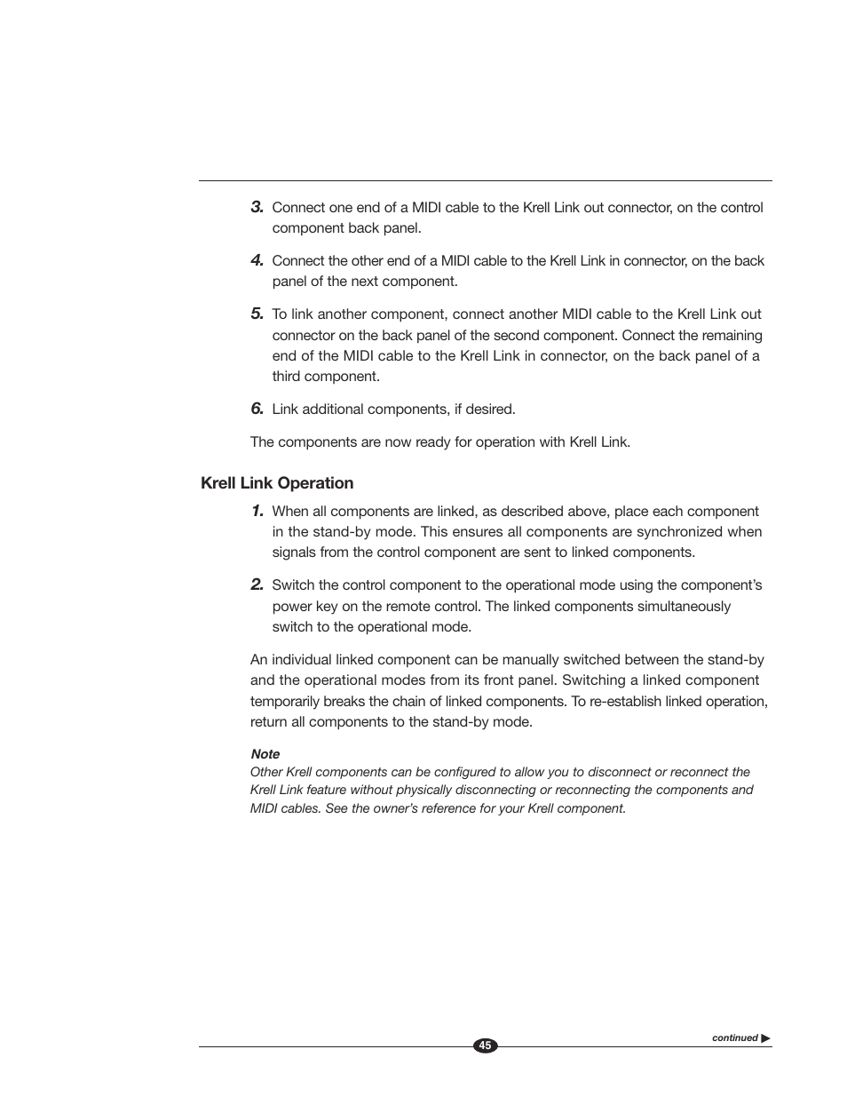 Krell Industries MASTER REFERENCE SUBWOOFER User Manual | Page 51 / 58