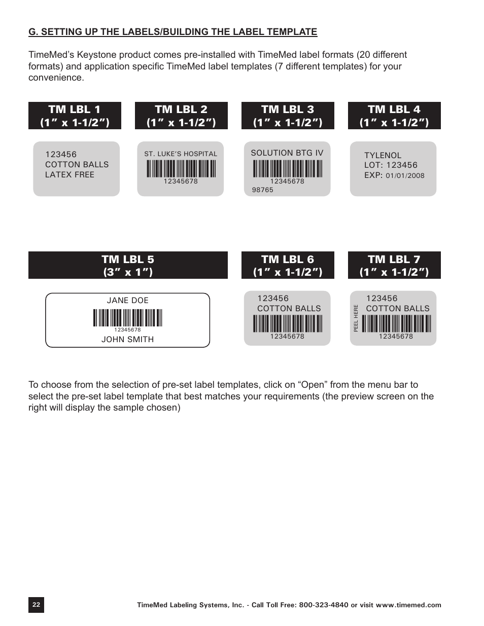 Tm lbl 5 (3” x 1”) | Keystone Computer Keyboard User Manual | Page 22 / 38
