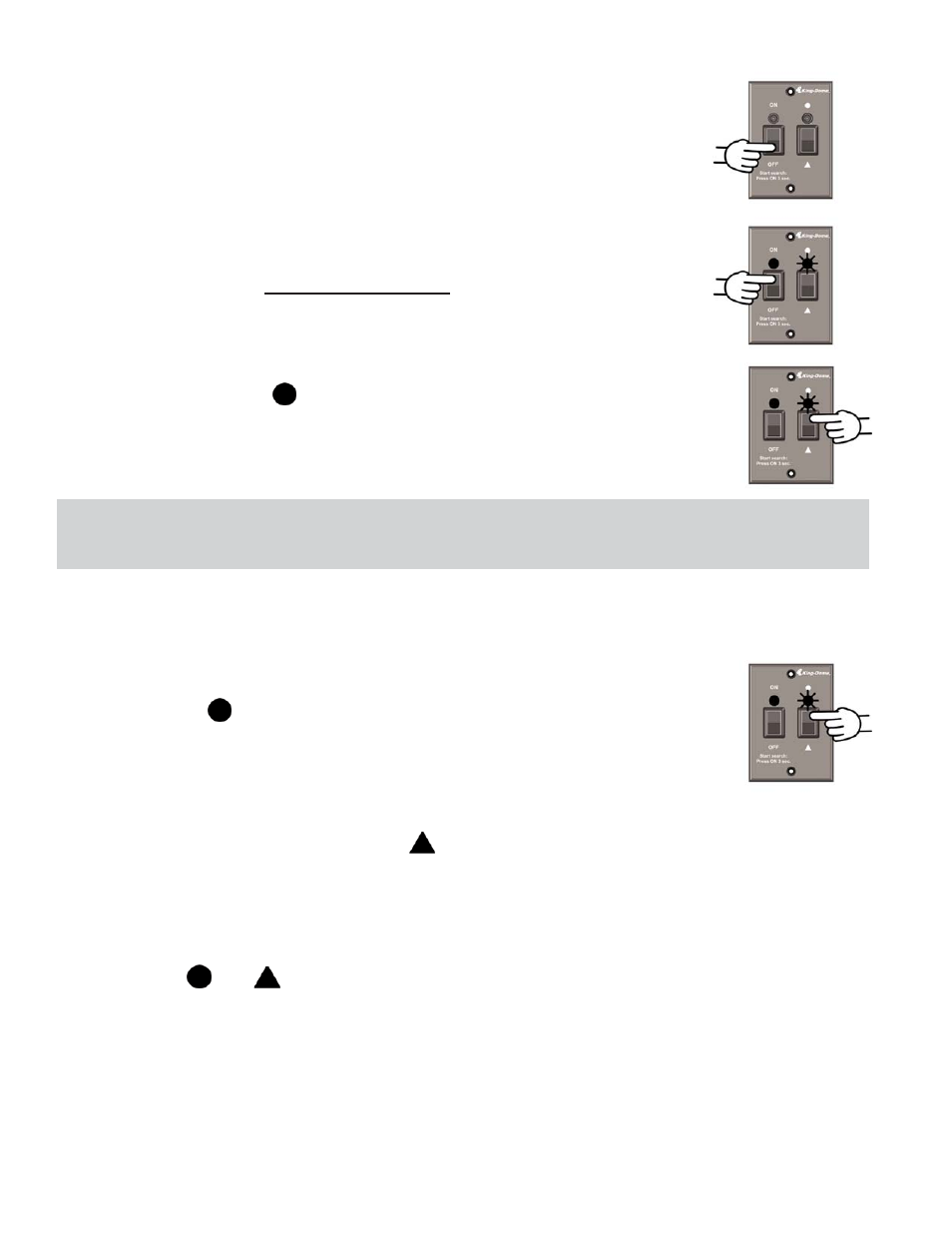 King-dome, Off-air antenna only | King Controls KD-2200 User Manual | Page 39 / 48