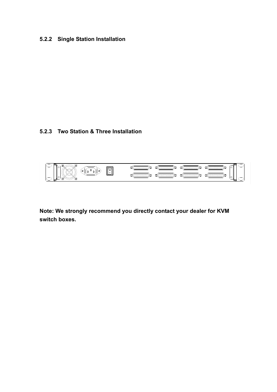 2 single station installation, 3 two station & three installation | Koller-Craft Plastic Hawkeye 1U rack mount 15" TFT monitor/keyboard drawer RPD-1151 User Manual | Page 32 / 43