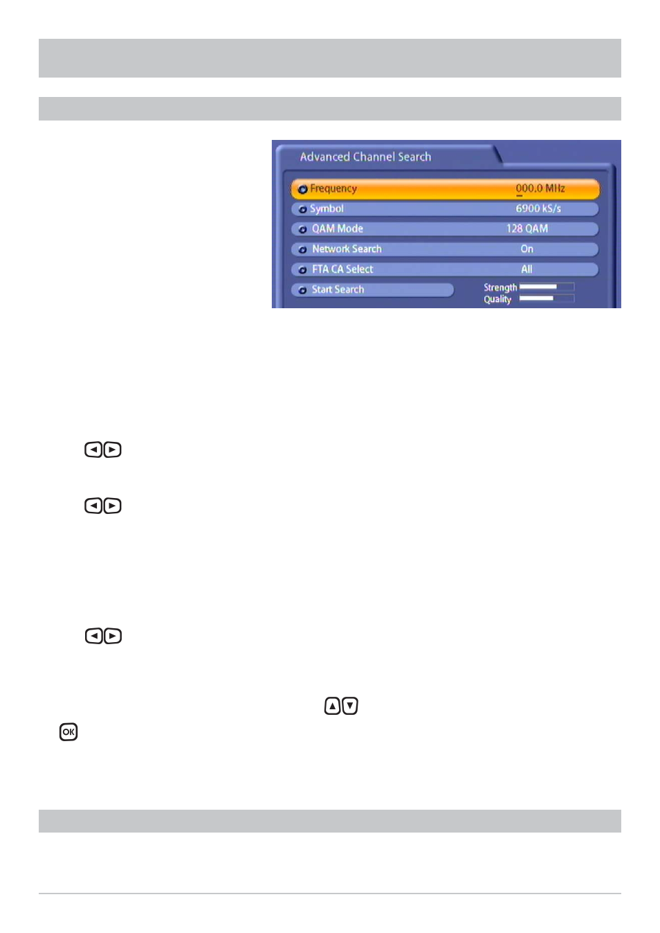 Installation menu | Kathrein UFC 861si User Manual | Page 104 / 128