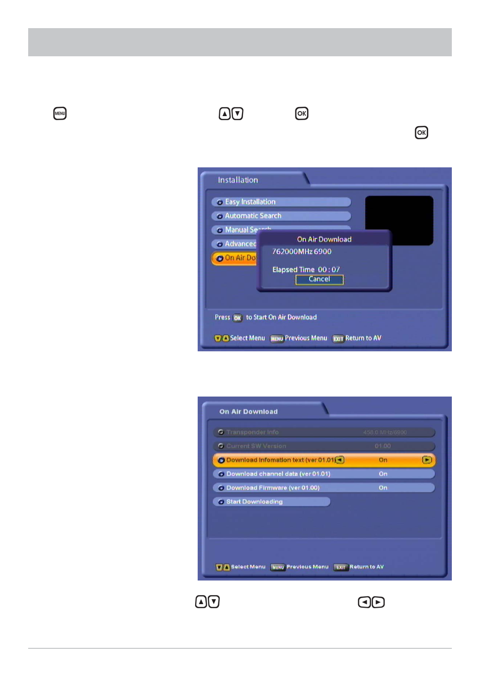 Software and programme list update | Kathrein UFC 861si User Manual | Page 106 / 128