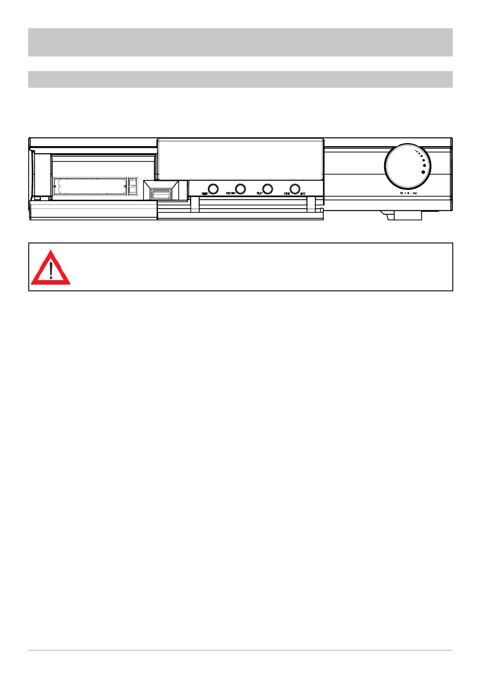 Operating from the front panel, Backup operation | Kathrein UFC 861si User Manual | Page 110 / 128
