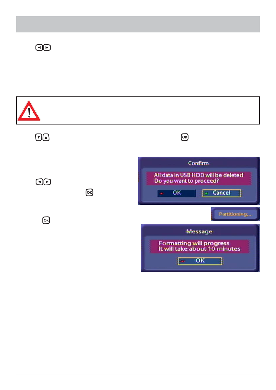 Setting system parameters | Kathrein UFC 861si User Manual | Page 37 / 128