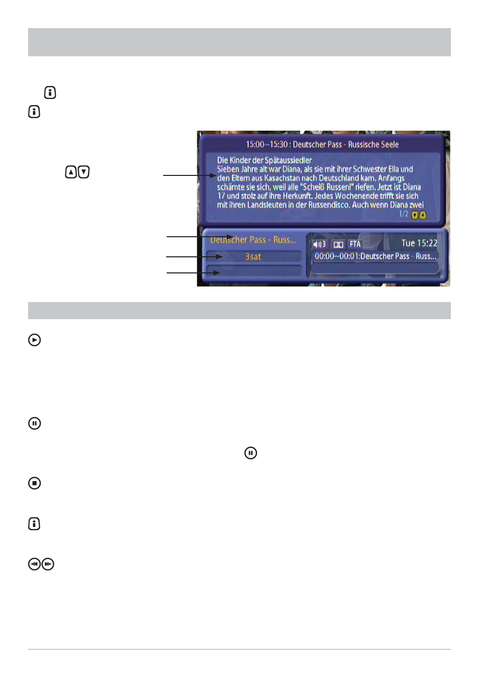 Recording list | Kathrein UFC 861si User Manual | Page 77 / 128