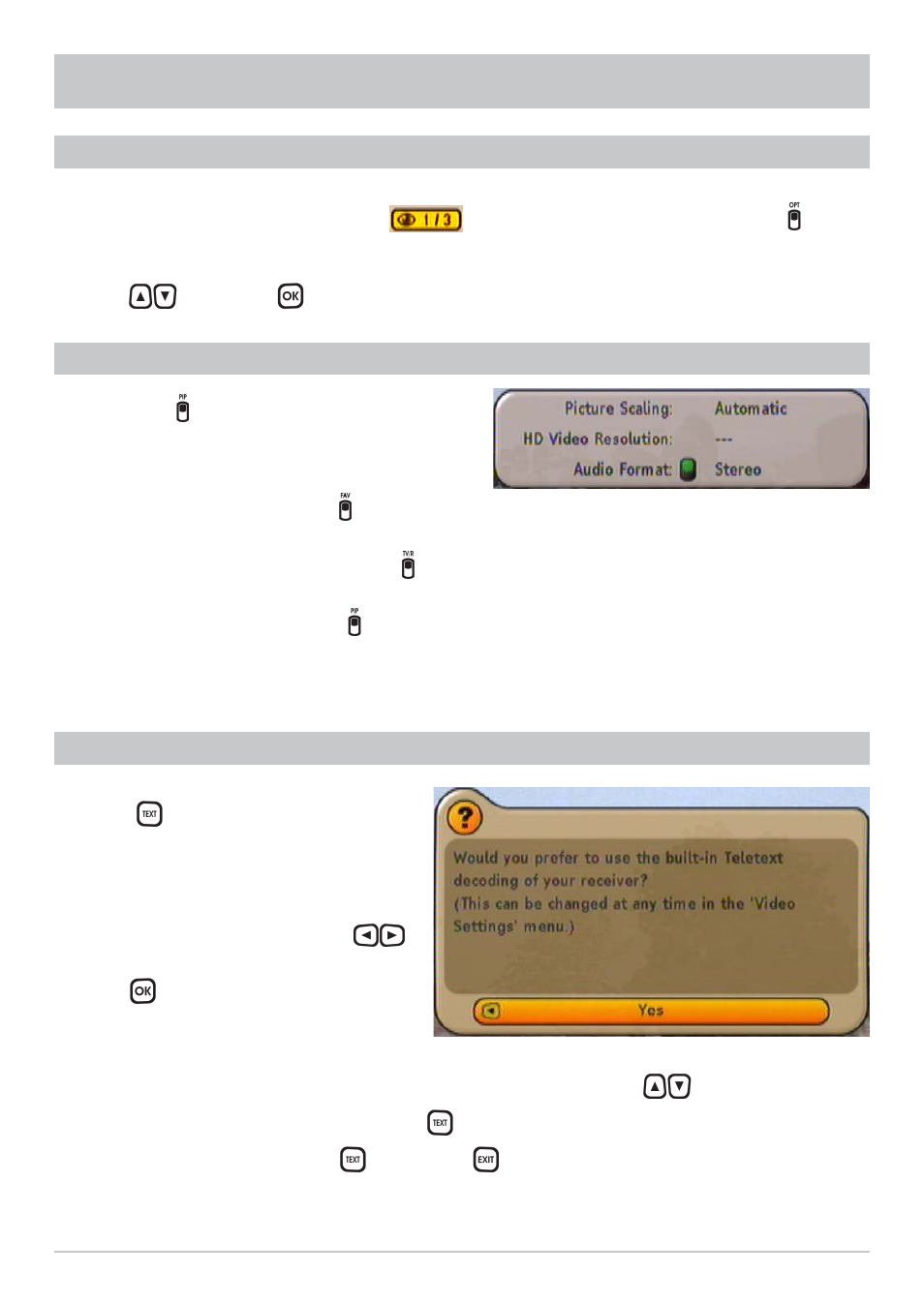 Operation | Kathrein UFS 790sw User Manual | Page 32 / 80