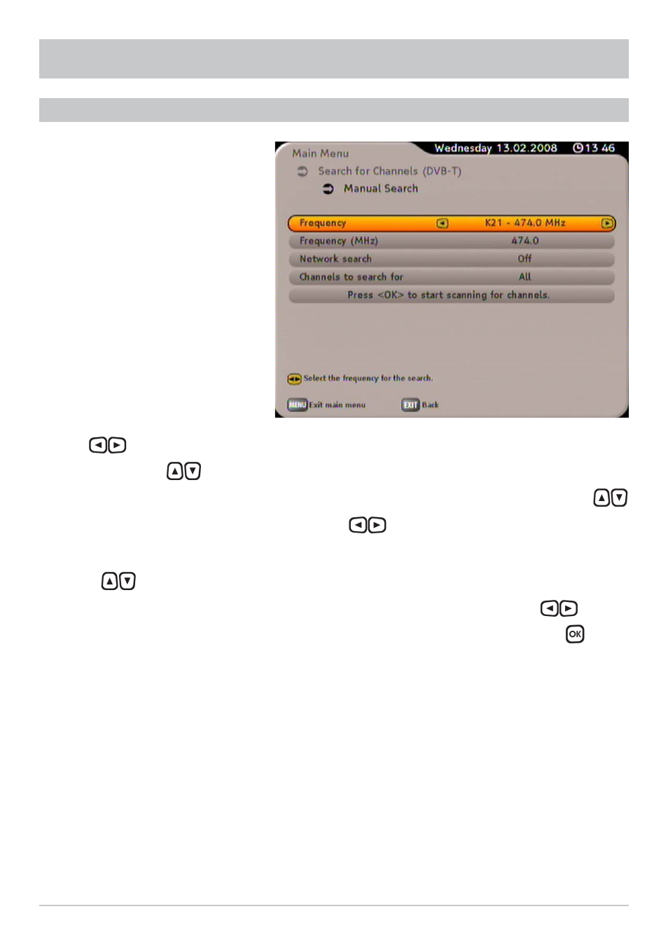 Search for channels | Kathrein UFS 790sw User Manual | Page 55 / 80