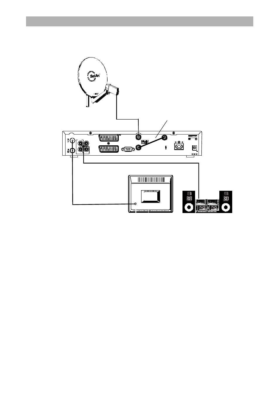 Technical reference, Connection arrangement 2, External jumper for analogue reception | Kathrein UFD 545 User Manual | Page 54 / 65