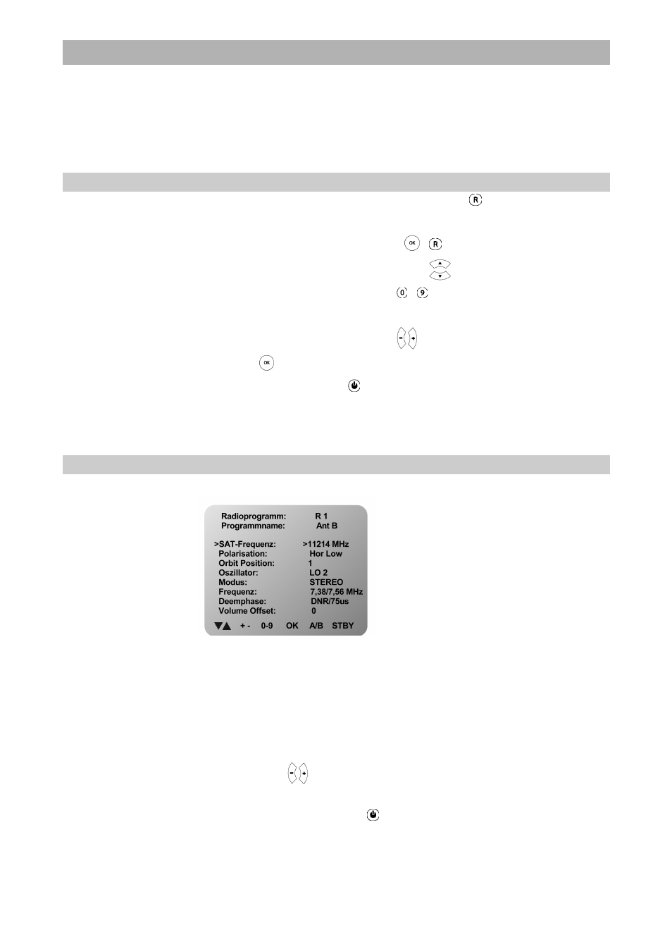 Programming radio programmes, Tuning in radio programmes, The "radio" menu | Kathrein UFD 420 User Manual | Page 23 / 35