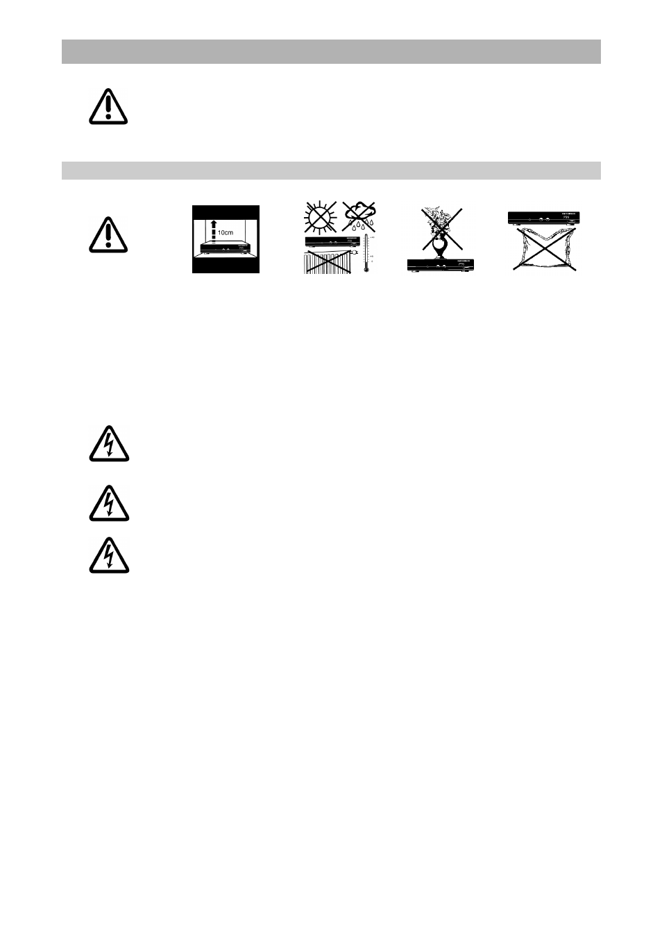 Safety instructions | Kathrein UFD 420 User Manual | Page 5 / 35