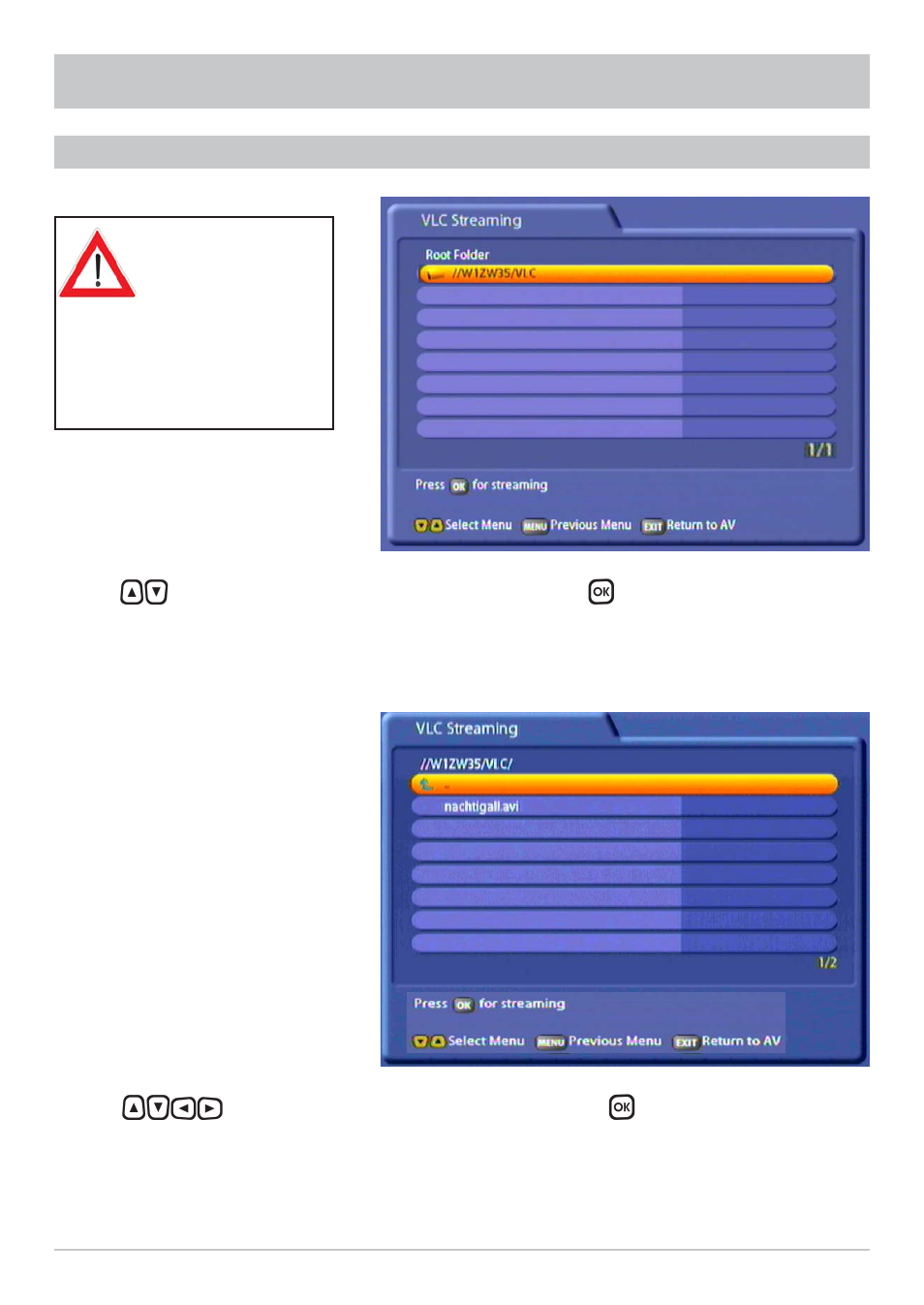 Multimedia/games | Kathrein UFS 822sw User Manual | Page 112 / 156