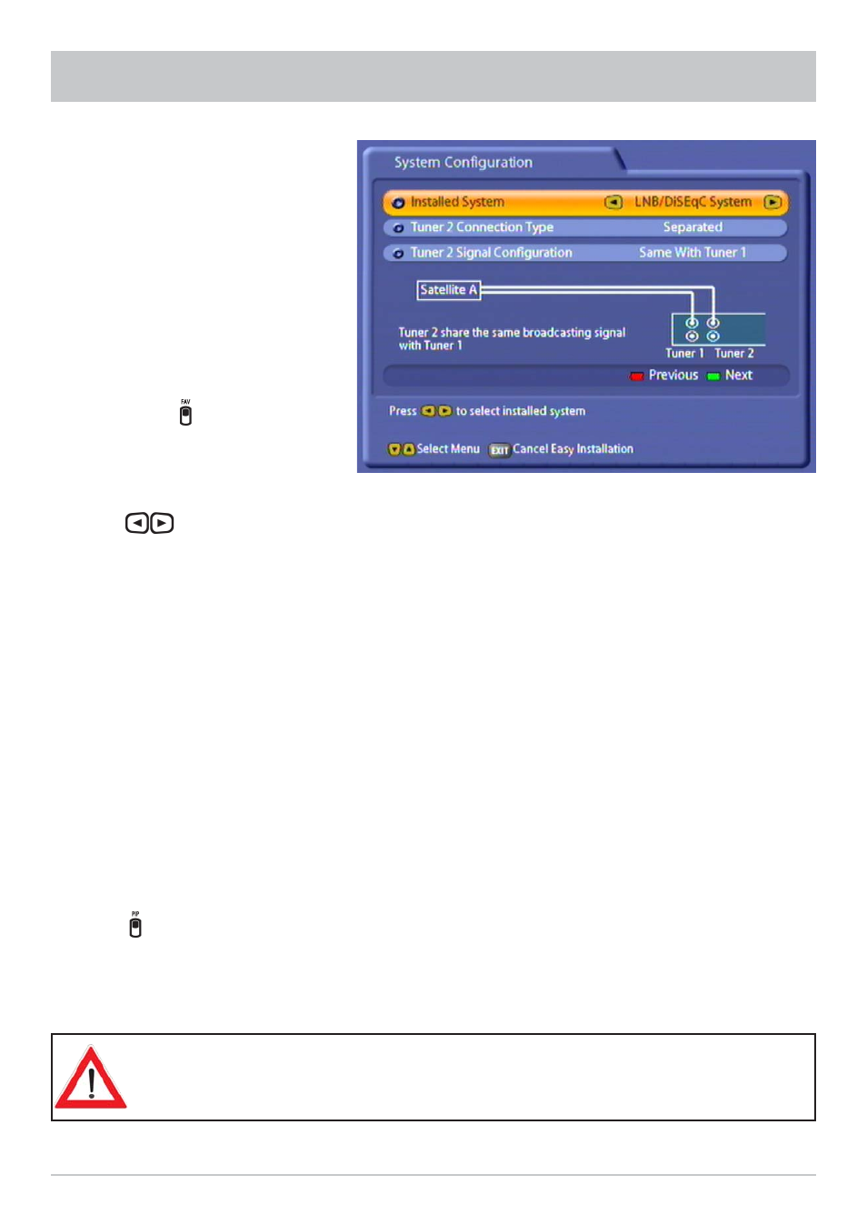 First installation | Kathrein UFS 822sw User Manual | Page 17 / 156
