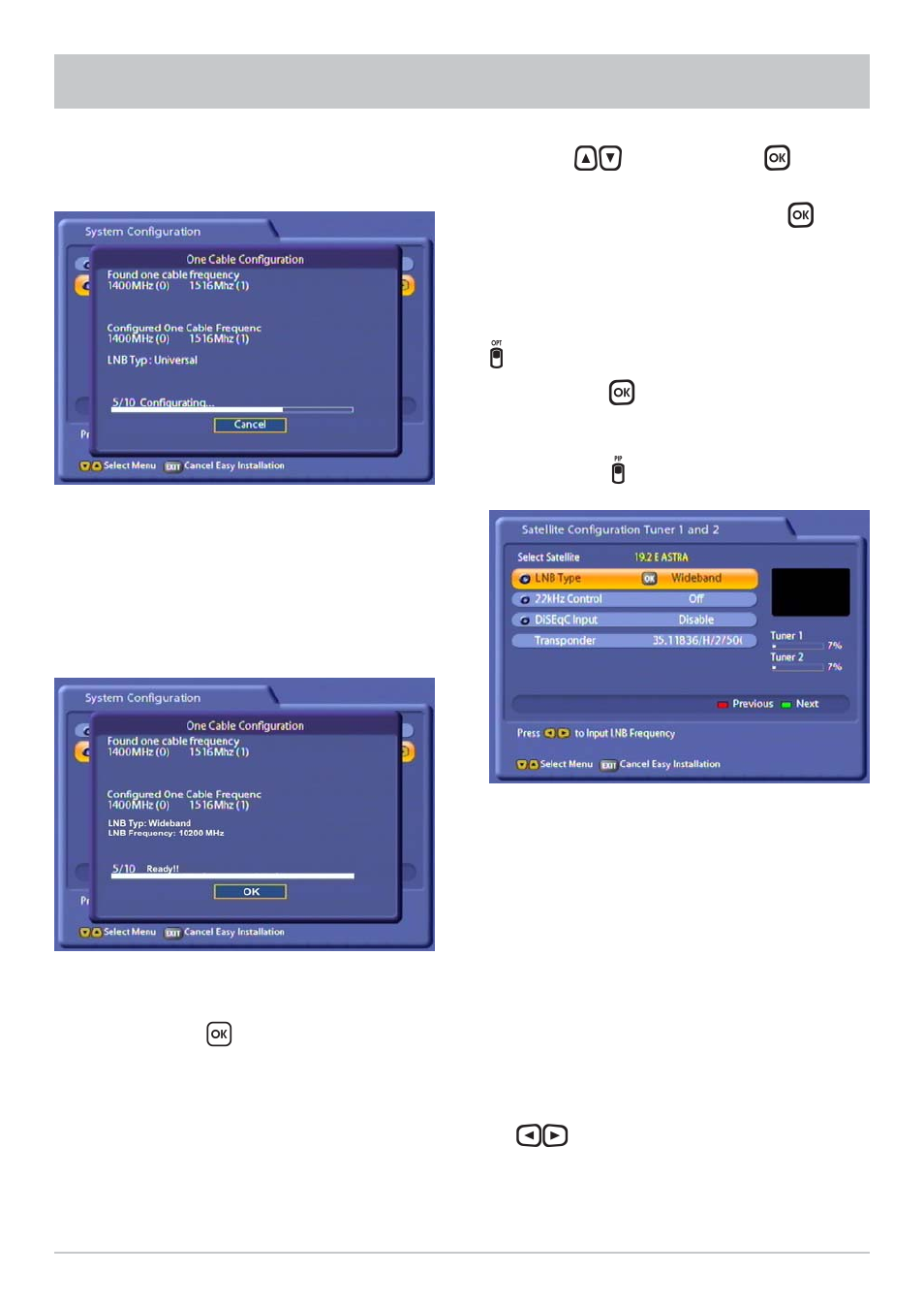 First installation | Kathrein UFS 822sw User Manual | Page 23 / 156