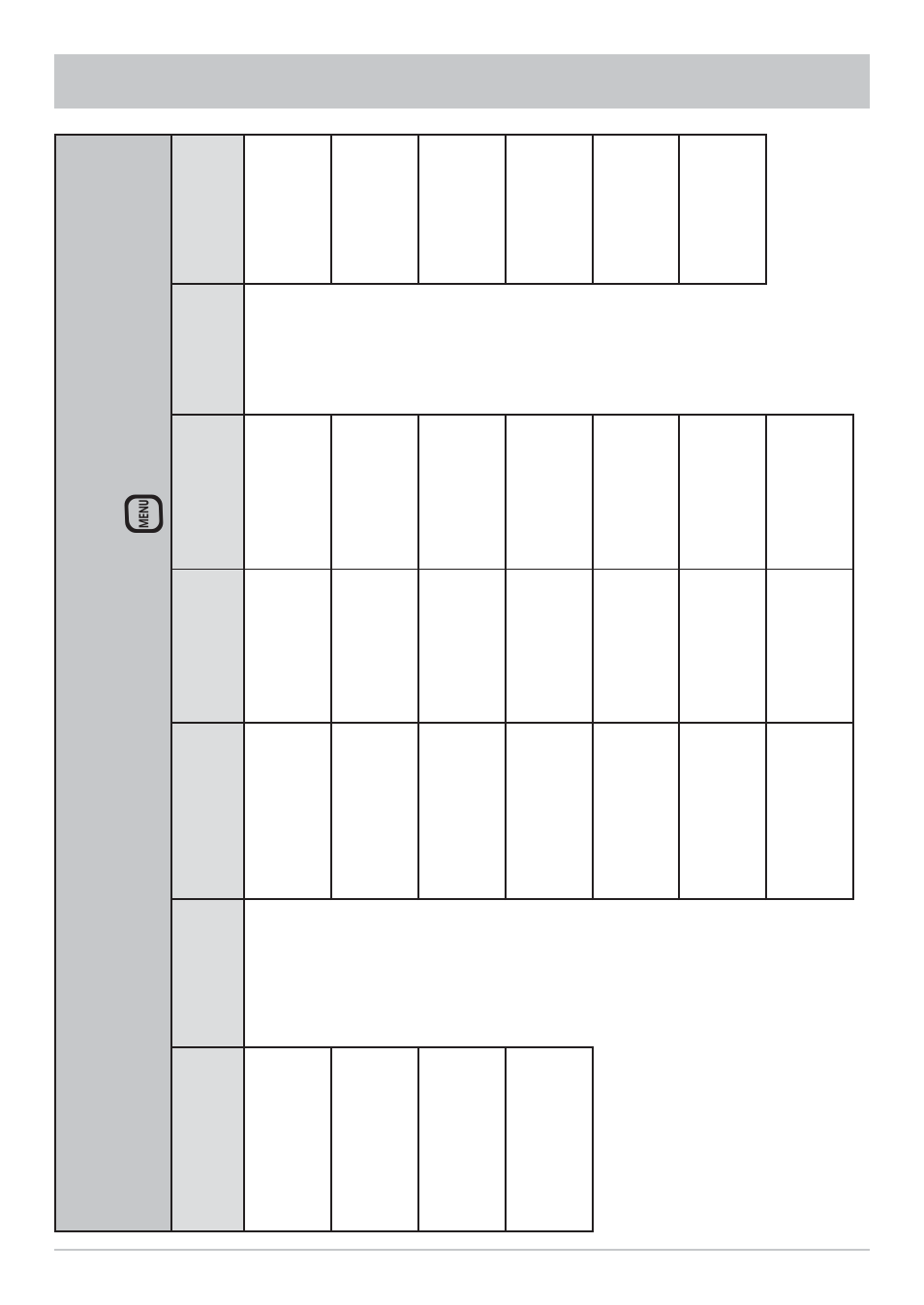 Menu tree, Main menu, Call up by pressing the | Button) | Kathrein UFS 822sw User Manual | Page 28 / 156