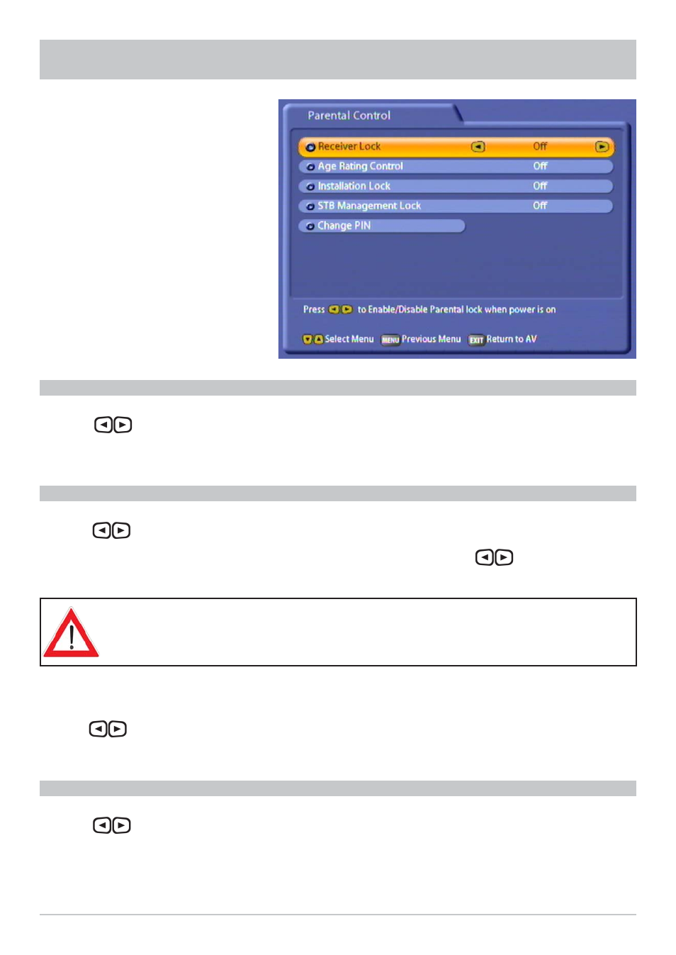 User preferences | Kathrein UFS 822sw User Manual | Page 52 / 156