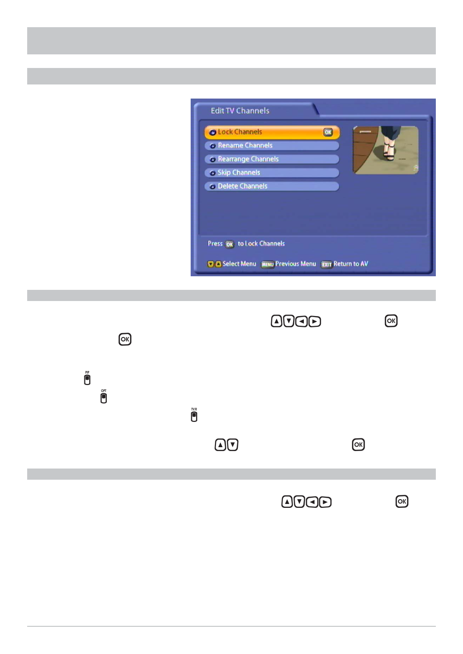 Organize channels | Kathrein UFS 822sw User Manual | Page 60 / 156
