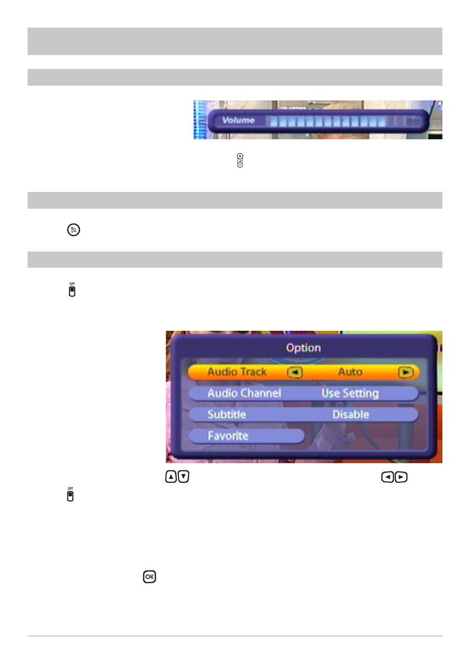 Audio settings | Kathrein UFS 822sw User Manual | Page 81 / 156
