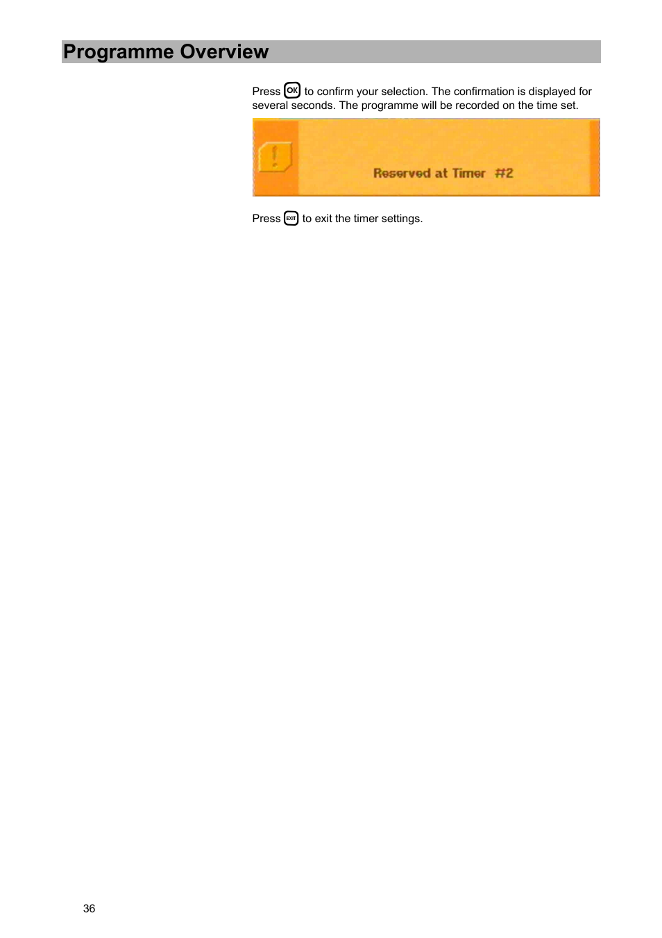 Programme overview | Kathrein UFD 574/S User Manual | Page 36 / 64
