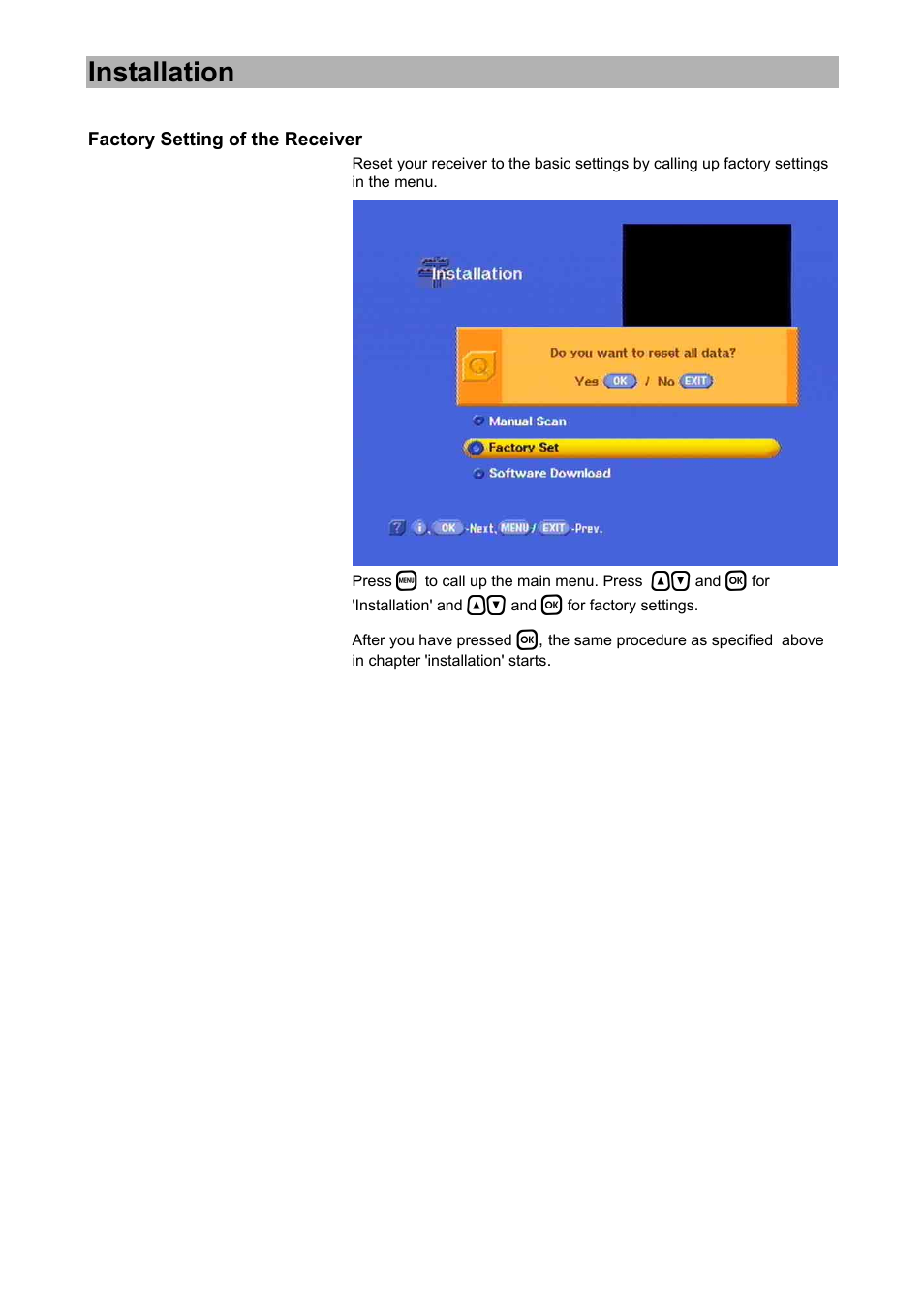 Installation | Kathrein UFD 574/S User Manual | Page 7 / 64