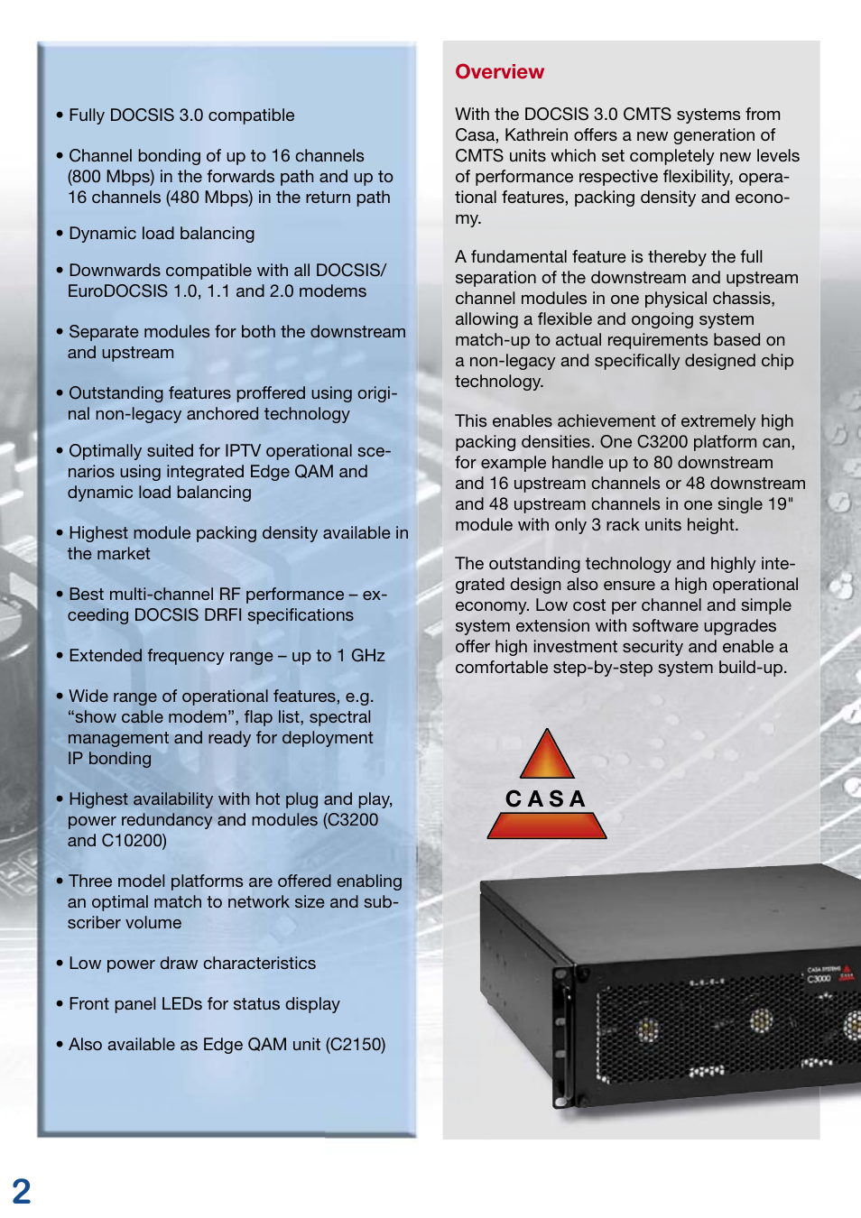 C a s a | Kathrein 3 User Manual | Page 2 / 20