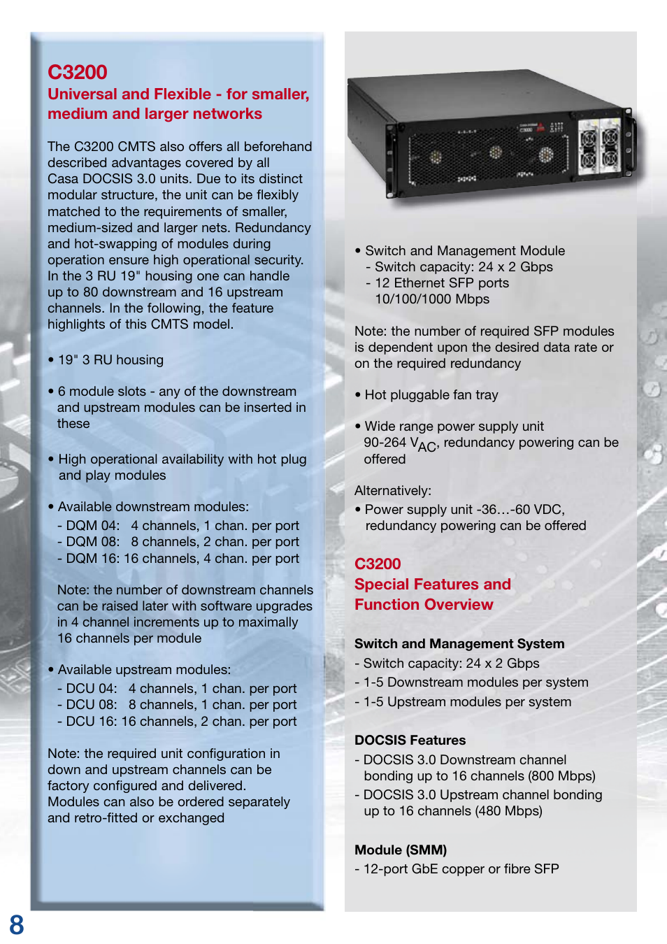 C3200 | Kathrein 3 User Manual | Page 8 / 20