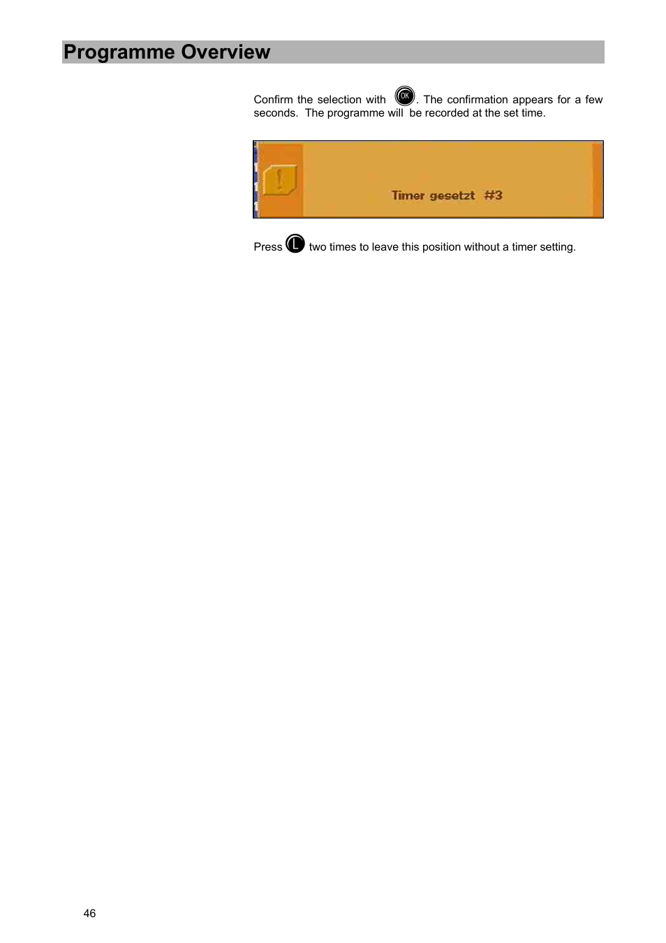 Programme overview | Kathrein UFD 540 User Manual | Page 46 / 80