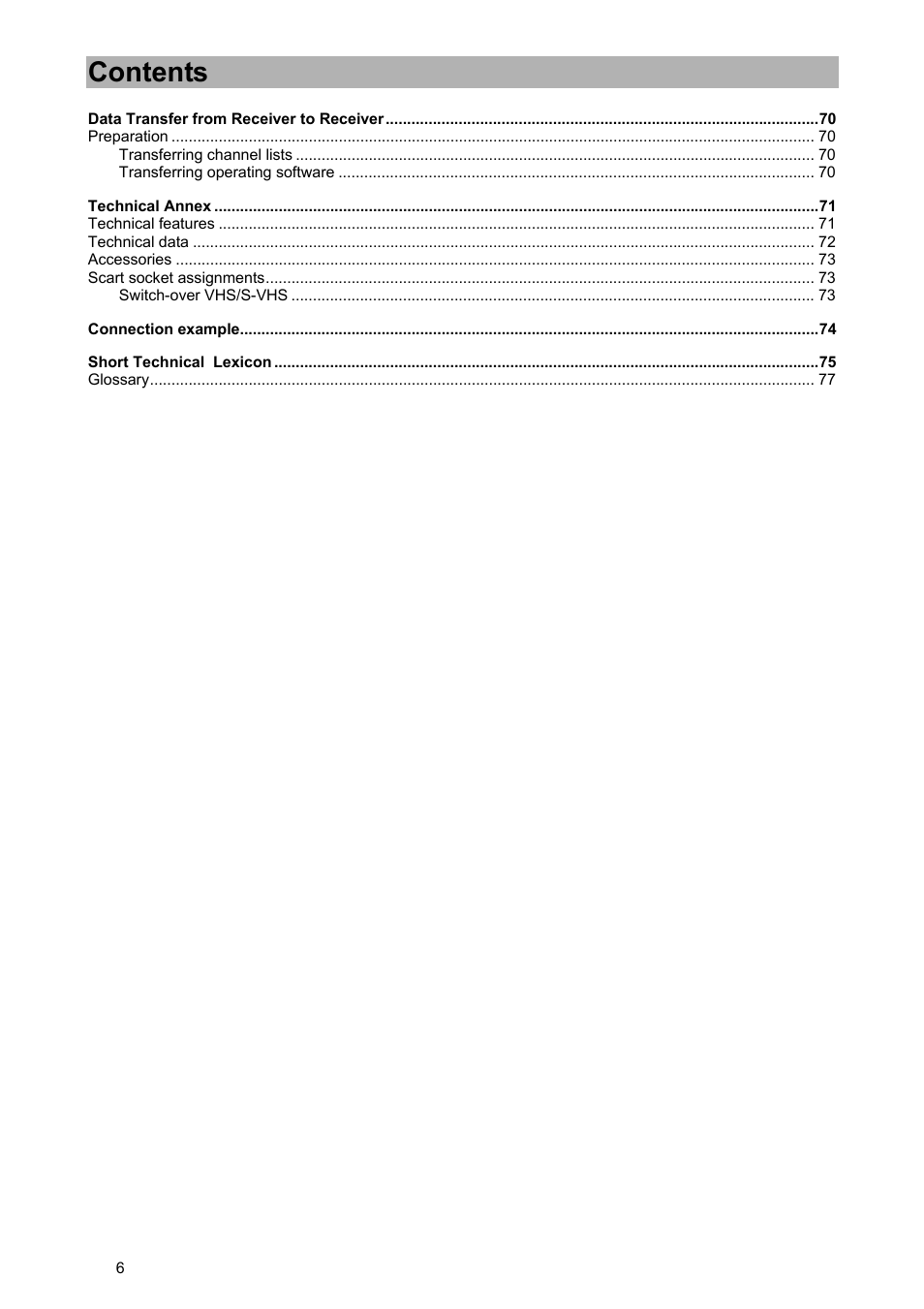Kathrein UFD 540 User Manual | Page 6 / 80
