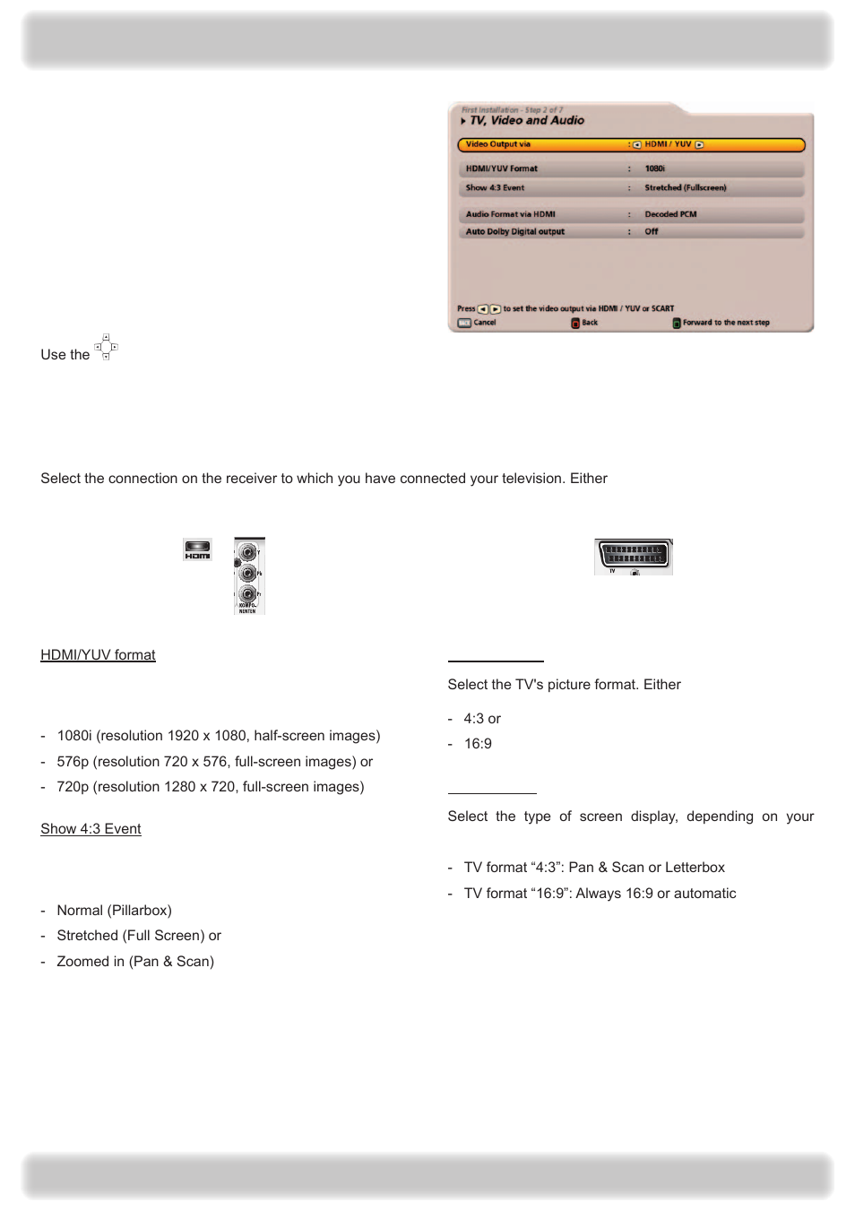 Connection and setup | Kathrein UFS 922 si User Manual | Page 15 / 184
