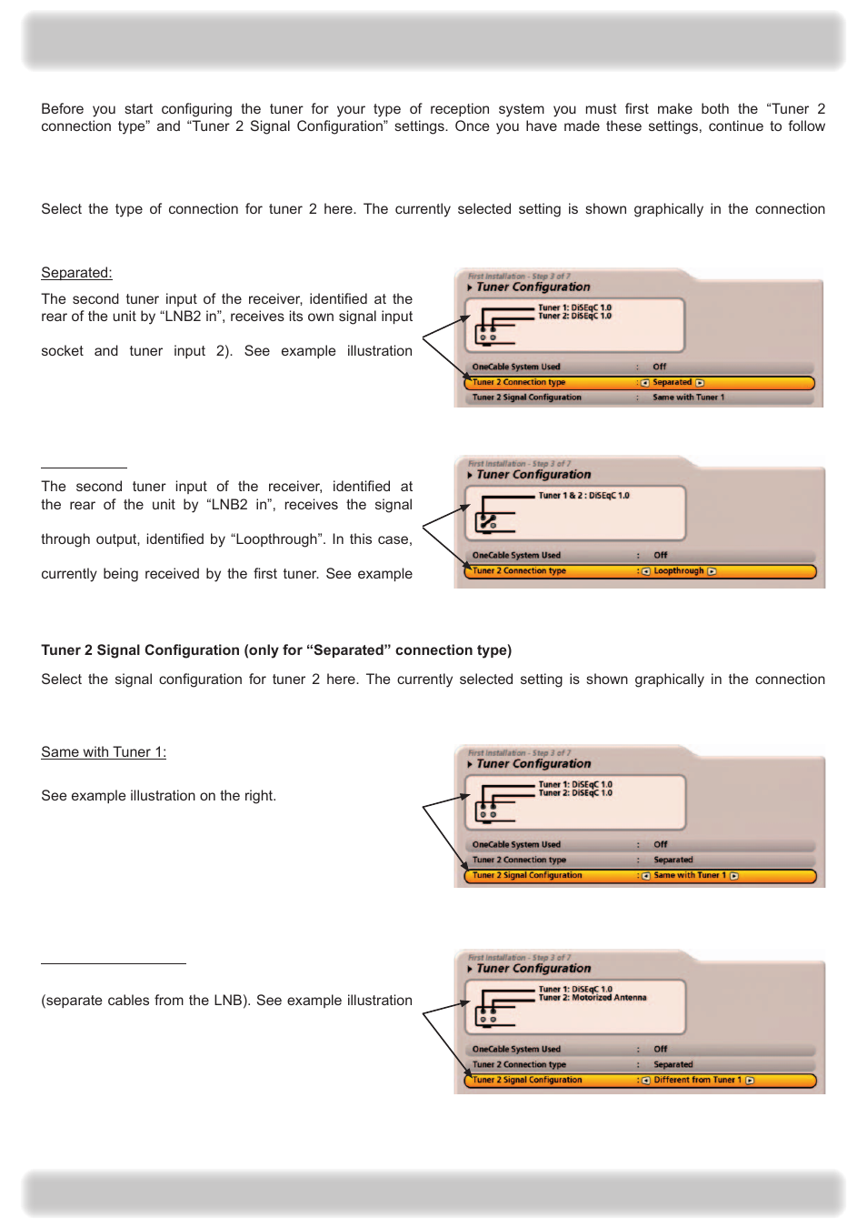 Connection and setup | Kathrein UFS 922 si User Manual | Page 17 / 184