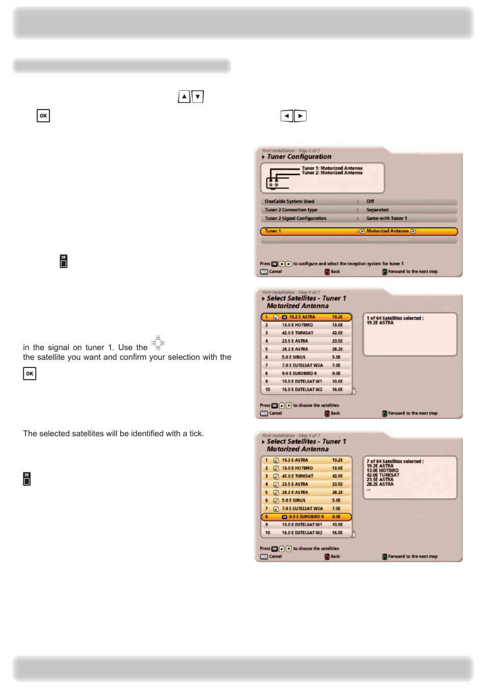Connection and setup | Kathrein UFS 922 si User Manual | Page 24 / 184