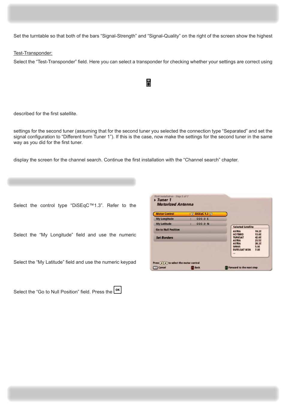 Connection and setup | Kathrein UFS 922 si User Manual | Page 27 / 184