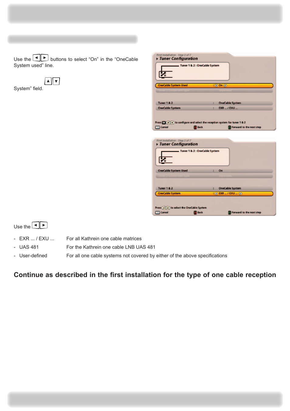 Connection and setup | Kathrein UFS 922 si User Manual | Page 32 / 184
