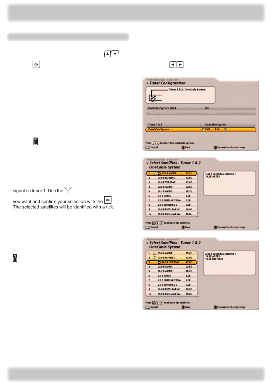 Connection and setup | Kathrein UFS 922 si User Manual | Page 33 / 184