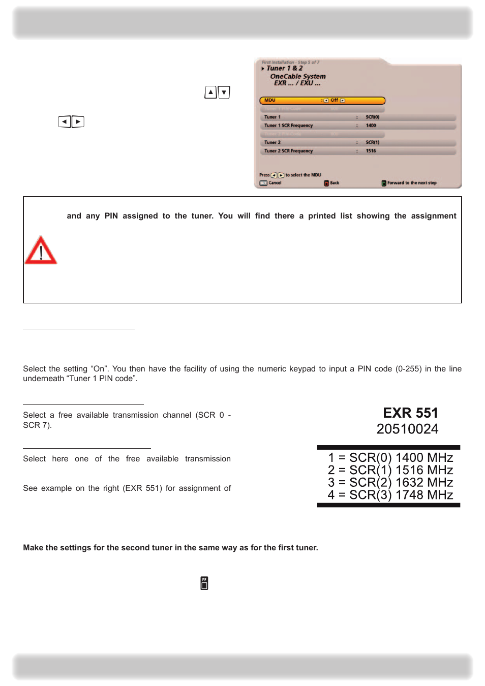 Connection and setup | Kathrein UFS 922 si User Manual | Page 34 / 184