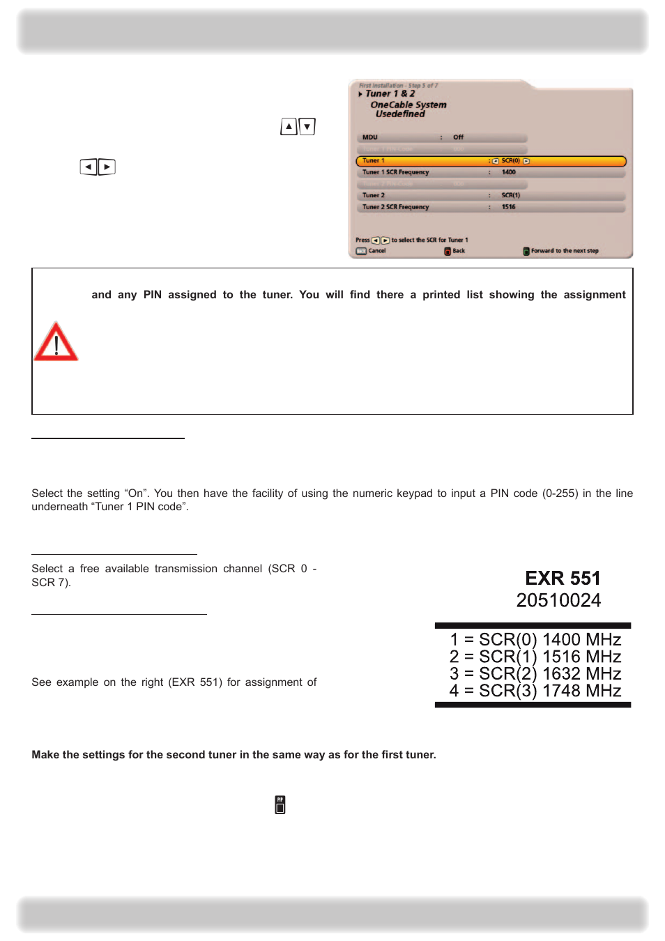 Connection and setup | Kathrein UFS 922 si User Manual | Page 39 / 184
