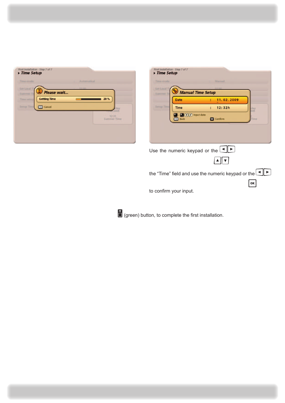 Connection and setup | Kathrein UFS 922 si User Manual | Page 44 / 184