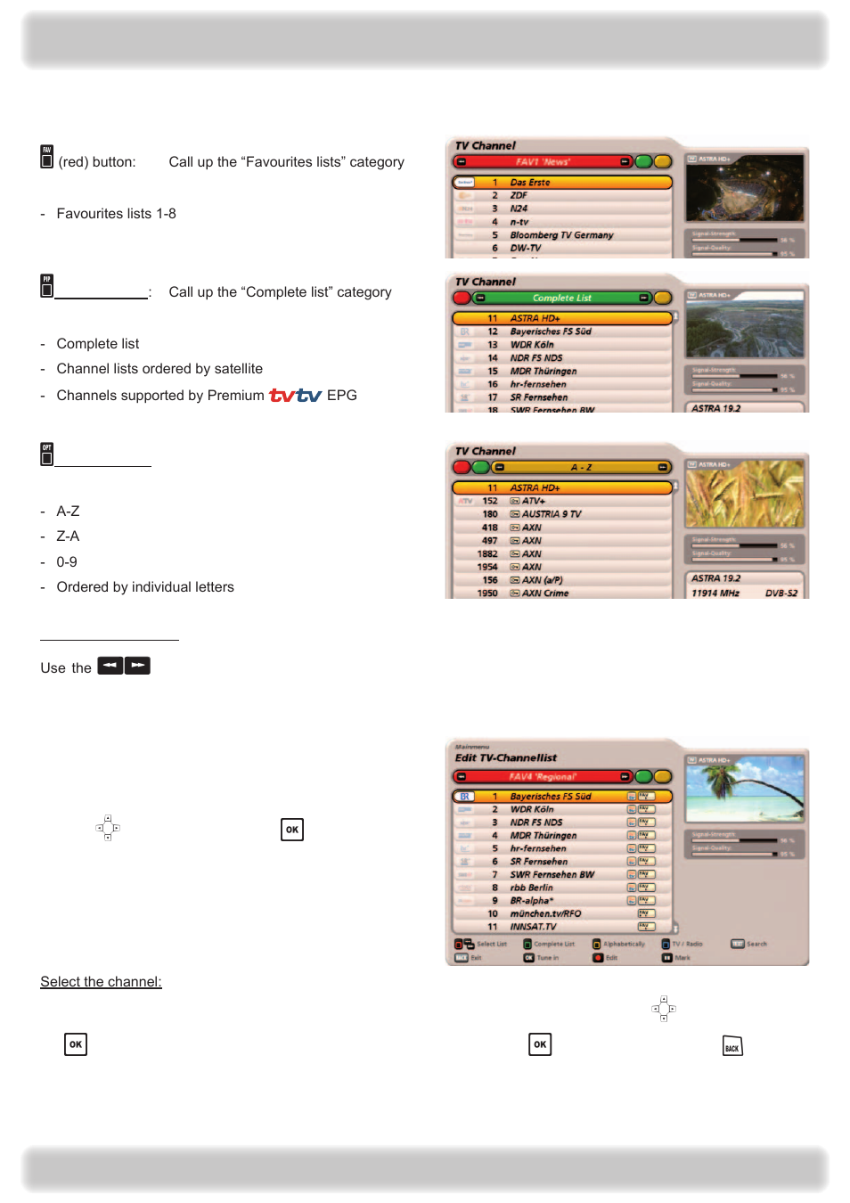 Kathrein UFS 922 si User Manual | Page 50 / 184