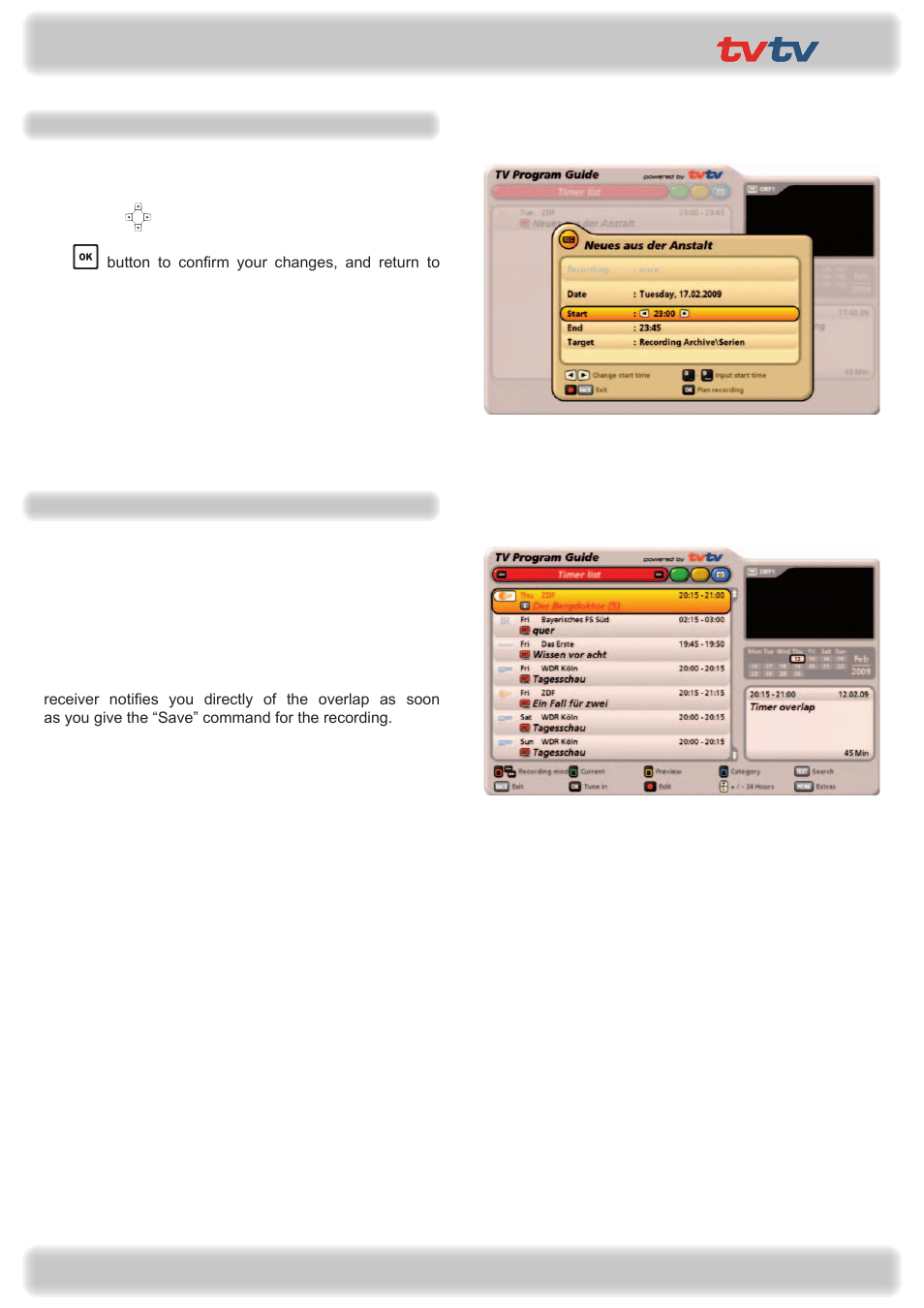 Premium epg | Kathrein UFS 922 si User Manual | Page 73 / 184