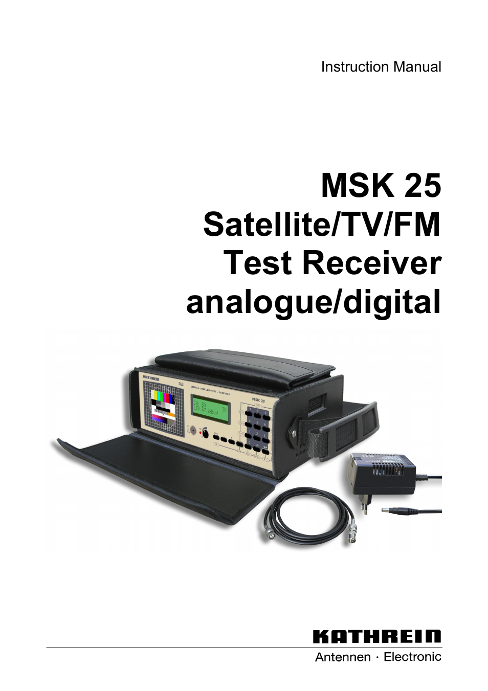 Kathrein MSK 25 User Manual | 56 pages