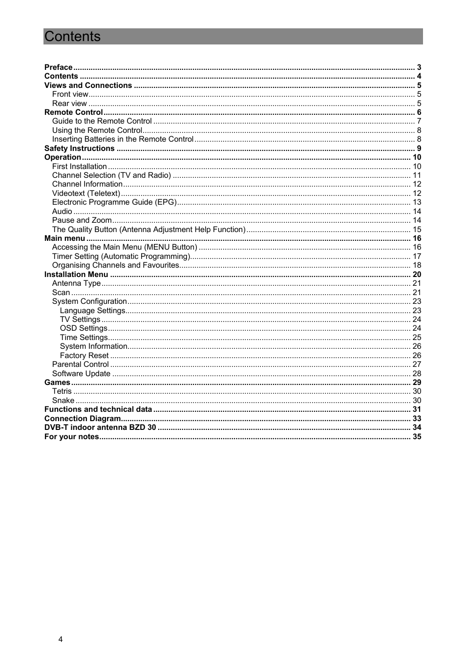 Kathrein Euroline UFE 370/S User Manual | Page 4 / 36