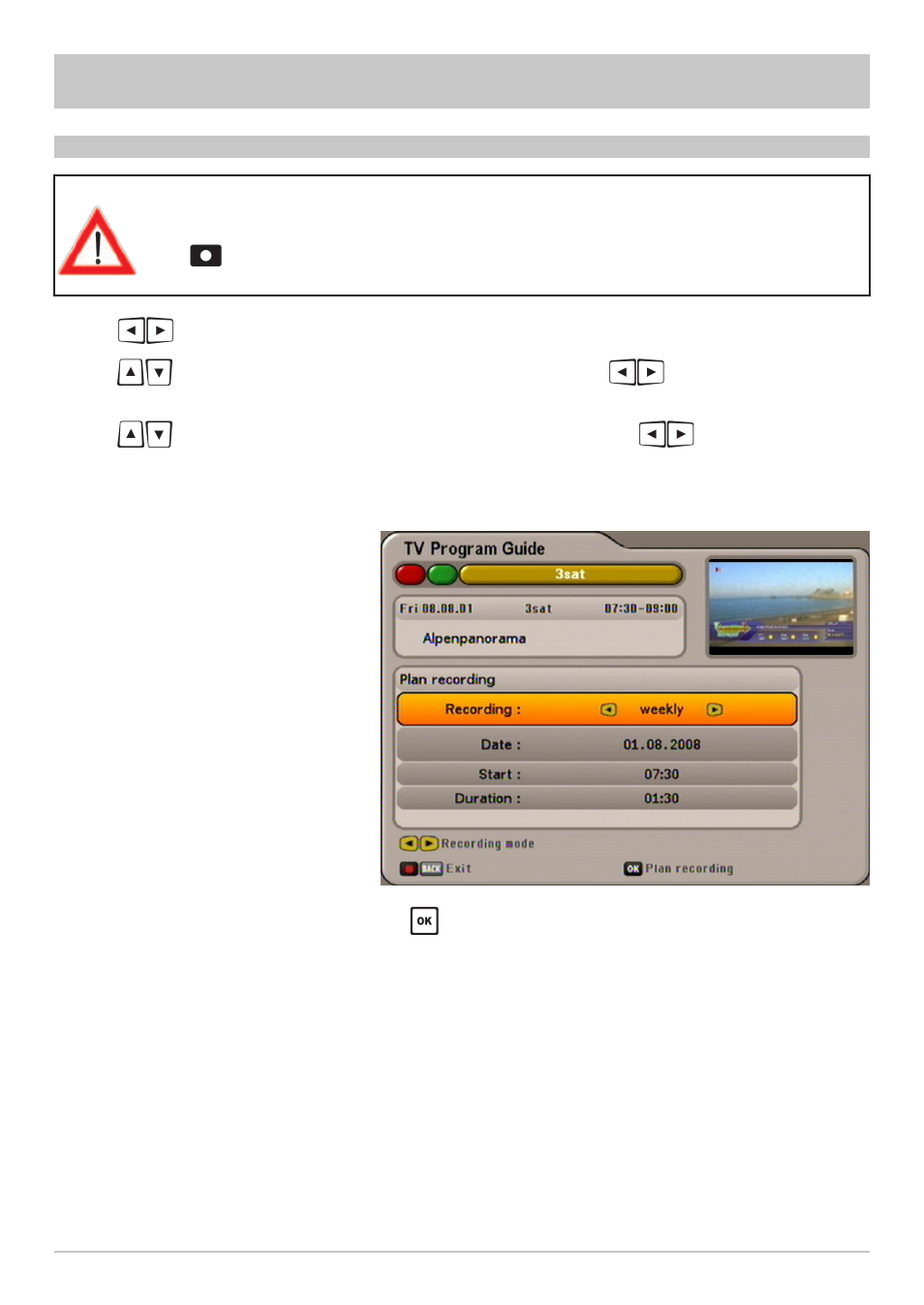 Epg - electronic programme guide | Kathrein UFS 640si User Manual | Page 41 / 80