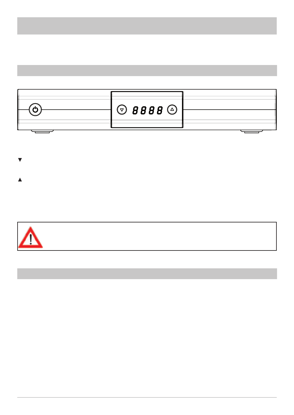 Using the front panel/service, Backup operation, Service | Kathrein UFS 640si User Manual | Page 66 / 80