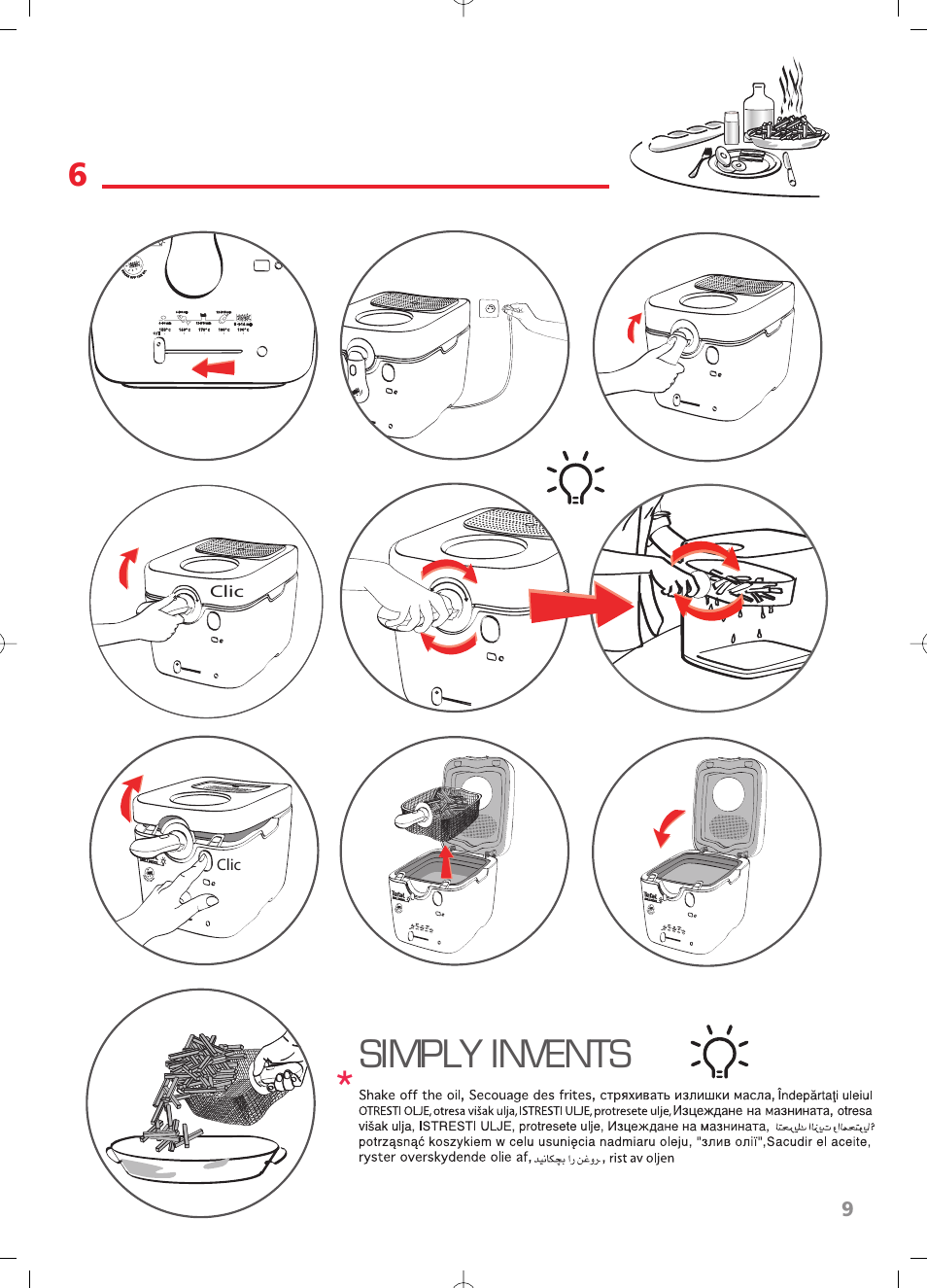 Simply invents | Tefal FR4021 User Manual | Page 9 / 47